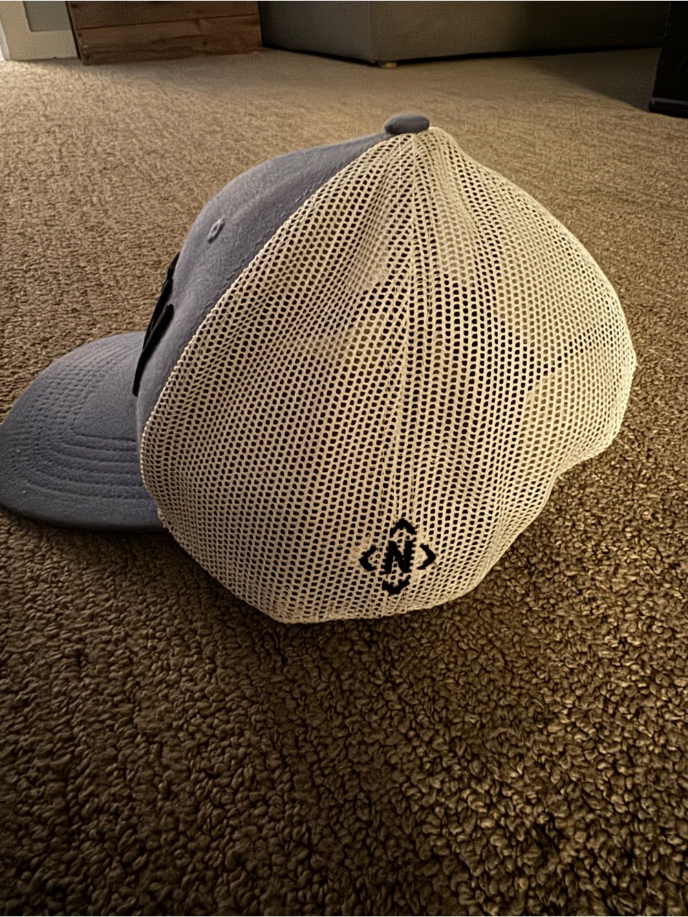 NASH Mesh-Back Trucker Hat in Light Blue - Picture 2 of 3